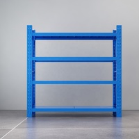 Étagère de stockage robuste en fer/acier Q235, capacité de 500 kg/étagère, système de rayonnage sans boulons pour entrepôt, gain de place, certifié CE