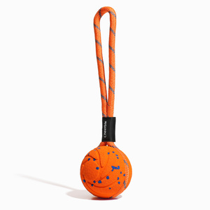 Cheerble turuncu IPX7 için su geçirmez E-TPU akıllı interaktif köpek oyuncak otomatik hareketli zıplatma Bouncing topu hava halat köpek - Product Image 3