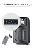   Edisi Terdekode 5.1 Mendukung Mikrofon USB, TF, BT 5.1, FM, AUX untuk Penggunaan Multifungsi dengan Versi Speaker Terdekode