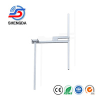 Antenne FM 1KW 88-108MHz avec diviseur de puissance à 4 voies et câble d'alimentation de 1/2''