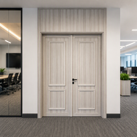 Porte WPC à double ouverture, design moderne, étanche, très vendue, pour usage commercial, portes intérieures en WPC, porte en bois creuse