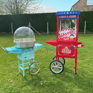 Máquina para hacer palomitas de maíz, camión comercial de comida caliente y fresca