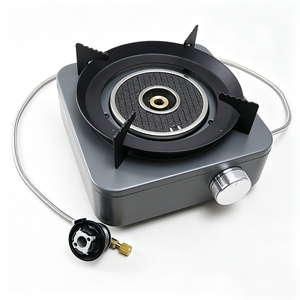 Fornello a <span class=keywords><strong>Gas</strong></span> Portatile Pieghevole in Acciaio Inox a Infrarossi 5000W Antivento a Risparmio Energetico con Singolo Bruciatore a <span class=keywords><strong>Gas</strong></span> Butano per Esterni - Product Image 4