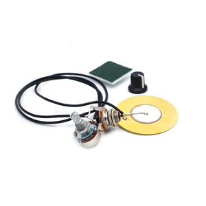 50MM gitar <span class=keywords><strong>Pickup</strong></span> <span class=keywords><strong>Piezo</strong></span> dönüştürücü kablolu amplifikatör 6.35MM çıkış jakı akustik gitar Ukulele puro kutusu gitar - Product Image 1