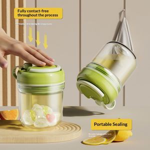 3-in-1 <b>Press</b> Type Ice Cube Maker & Water Bottle, BPA-Free Portable Ice Tray Cup for Home & Outdoor - Product Image 1