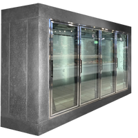 Refroidisseur/refroidisseur de plain-pied de qualité supérieure avec opération facile Top refroidisseur commercial porte en verre du fournisseur stockage de plain-pied dans la chambre froide