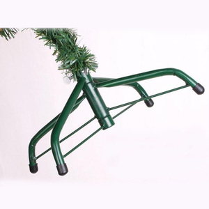 Pohon Natal PVC PINE Grosir, Pohon Natal Artifisial Hijau Besar Bergaya Rustic, Dekorasi Ramah Lingkungan dengan Alas Logam - Product Image 5