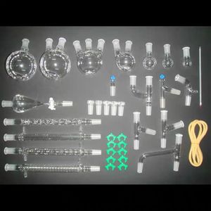 Laboratório vidro química orgânica destilação química destilação vidraria kits equipamentos conjunto com 24/40 conjunta - Product Image 5
