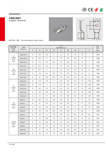 Cosses de câble SC en cuivre étamé, bornes annulaires à sertir, connecteurs de fils <span class=keywords><strong>électrique</strong></span>s, tubes de connexion pour batteries automobiles - Product Image 4
