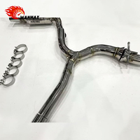 Système d'échappement Catback à soupapes en acier inoxydable 304 avec télécommande pour Mercedes-Benz W205 C43 C400 C450 AMG