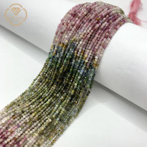 Großhandel 2 mm Multi-Style Gem Cut Perle Lose Runde Natural Cut Graded Stone Bead Schmuck Produktion - Product Image 2