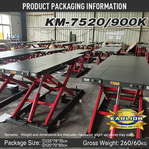 Grúa Hidráulica para Motocicletas KARLION, Capacidad de Elevación de 900 kg, Certificación CE, Plataforma de 2200x750 mm, Elevador Manual de Tipo Pórtico - Product Image 4