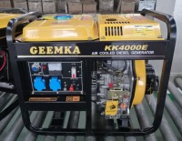 Générateur diesel à châssis ouvert 2KW GEEMKA KK2500 2.5kva refroidi par air 220V/50Hz 12V DC démarrage électrique monocylindre 4 temps Chine