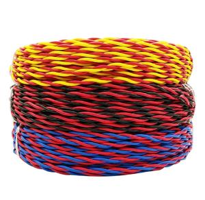 Goede kwaliteit gevlochten flexibele twisted pair kabel 2*0,5mm koper PVC isolatie elektrische kabel voor brandmeldsysteem 300V nominaal - Product Image 6