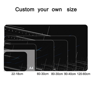 Custom Design Scale Ruler Waterproof Surface Desk Pad Large Gaming Mouse Pad XXL Keyboard Mouse Mat with <b>Rubber</b> Durable <b>Edge</b> - Product Image 2