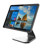 Nouveauté Système de point de vente Android en alliage d'aluminium ultra-fin de 15,6 pouces Écran tactile Caisse enregistreuse avec WiFi Haut-parleur Bluetooth