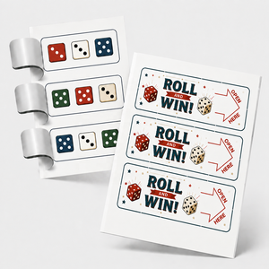 Wholesale Instant Prize Winning Three Windows Pull Tab Card Custom Patterns Variable Data Tear Off Tickets For Fundraising - Product Image 2