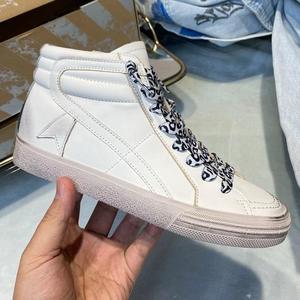 2025 femmes haut en cuir véritable sale baskets blanc coréen Style rétro caché Wedge chaussures hautes polyvalentes pour l'hiver - Product Image 2