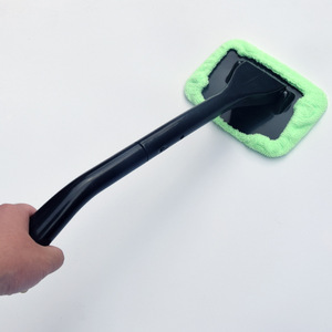 Chongteng Glass Cleaner Brush Abs Plastic Microfiber For Car Windshield Interior Window Sunroof Cleaning <b>Tool</b> - Product Image 3