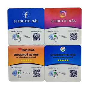 <strong>NFC</strong> Social Media Card 13.65mhz Ntag213 <strong>NFC</strong> Tap or Scan QR Stand Five-star Excellent Rating <strong>NFC</strong> Google Review Card - Product Image 6