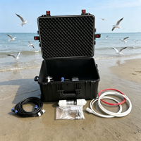 Petit dessalinisateur d'eau de mer portable, machine de dessalement d'eau de mer, système de filtration d'eau par osmose inverse, pompe 8-20L