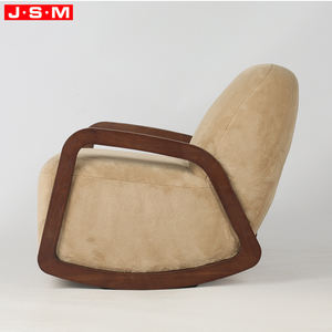 Muebles para el Hogar, Silla de Ocio Moderna y Lujosa, Cómoda Silla Individual de Madera con Diseño Simple, Silla de Salón con <span class=keywords><strong>Brazos</strong></span> - Product Image 3