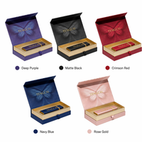 Boîte d'emballage magnétique de luxe en gros pour parfums et bijoux, boîte cadeau rigide en carton imprimée sur mesure avec couvercle rabattable, vente en gros