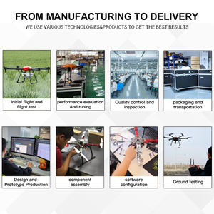 Drone de fret pliable à 6 axes avec charge utile de 20 kg, caméra HD, moteur sans balais, télécommande, transmission d'images à 10 km, drones industriels - Product Image 5