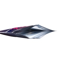 Sachet de chips de pommes de terre personnalisé imprimé, en plastique laminé, avec fermeture éclair, pour aliments, graines de paprika et épices, avec fenêtre mate