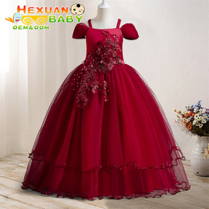 New Design Big Girl <strong>Dresses</strong> Short Sleeve <strong>Dress</strong> Flower Bow Girl Party <strong>Dress</strong> <strong>for</strong> 8 <strong>Years</strong> <strong>Old</strong> Kids Fluffy Children Wears - Product Image 2