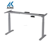 Cadre sur pied réglable à double moteur électrique Sit Stand Desk lifting office desk furniture electric table frame