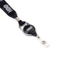 Porte-badge rétractable personnalisé avec logo, cordon yoyo pour porte-carte d'identité