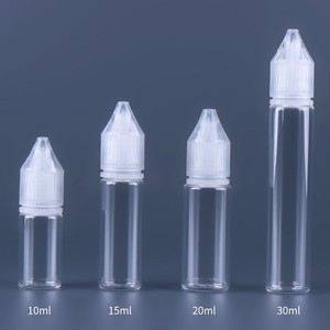 Custom Logo 15ml 30ml 60ml 100ml Pet Plastic Essential Oil Liquid Dropper Bottle Clear Black Liquid Dropper Packaging Bottle - Product Image 2