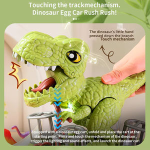 Rompecabezas grande para niños, <span class=keywords><strong>huevo</strong></span> de dinosaurio, juguete de simulación, modelo de Animal, <span class=keywords><strong>coche</strong></span> de pista, juguete para niño de 3 a 6 años, regalo de cumpleaños - Product Image 3