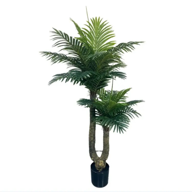 Китайский веер дизайн ладони Тропическое искусственное растение свадебное украшение Palmeras De Coco большие искусственные Palmera