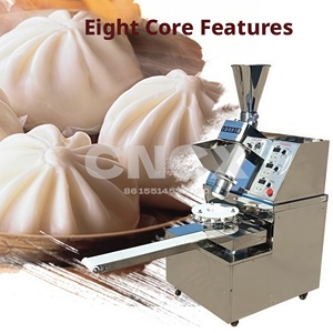 Máquina Compacta Comercial de <span class=keywords><strong>Acero</strong></span> <span class=keywords><strong>Inoxidable</strong></span> para Hacer Momos, Máquina para Envolver Empanadillas Redondas y Cuadradas Pequeñas - Product Image 5