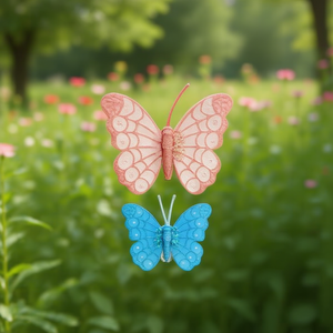 Pinza para el Cabello Ilan con Mariposa de 8 cm, Multicolor, Accesorio de Moda - Product Image 2