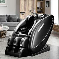 Fauteuil complet de massage à roulettes pour les pieds, thérapie par la chaleur, sans gravité, avec système de massage Shiatsu vibrant et airbag, fauteuil de massage inclinable