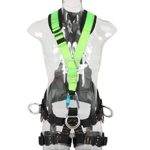 Professional High Strength Fall Arrest Life Security Rescue Safety Belt Full Body Harness