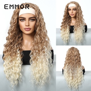 <span class=keywords><strong>Parrucca</strong></span> da donna in stile naturale europeo-americano, <span class=keywords><strong>grigia</strong></span>, con fascia, capelli ricci lunghi latinoamericani, alla moda, voluminosa, resistente alle alte temperature - Product Image 4