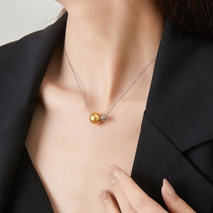 Collar Personalizado con Logotipo, Resistente al Deslustre, Impermeable, de Acero Inoxidable, Chapado en Oro de 18k para Mujer - Product Image 2