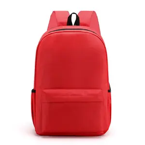 Cina fornitore campione disponibile servizio di spedizione CIF colore rosso resistente per bambini in Nylon elegante zaino da scuola per ragazzi