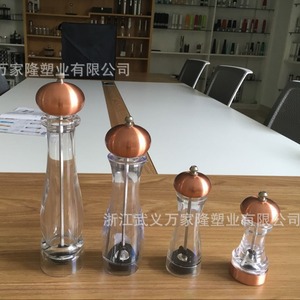 Manual Acrylic <b>Salt</b> <b>And</b> <b>Pepper</b> <b>Grinder</b> With Ceramic Core Adjustable Coarseness For Peppercorn Sesame Black <b>Pepper</b> - Product Image 5