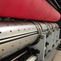 Nouvelle machine de découpe et d'impression numérique à grande vitesse entièrement automatique à 4 couleurs pour boîtes en carton ondulé