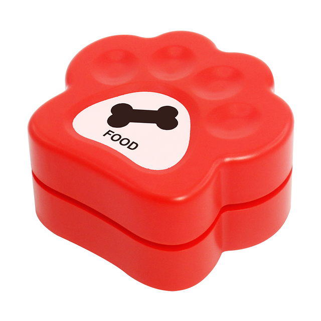newest product 60 second voice recording device paw sound buzzer red heart shape recorder made in China