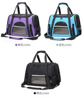 Fournitures pour animaux de compagnie sac de voyage en tissu pliable Portable respirant chat fourre-tout chiens chats petits animaux oiseaux pliable transporteur maison