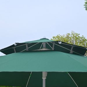 Sombrilla de Jardín, Playa o Patio, Clásica, 150 cm de Radio, Varillas de Fibra de Vidrio, Tela de Poliéster, Protección UV - Product Image 4