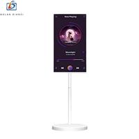 Écran intelligent mobile de 23,8, 27 et 32 pouces, machine de diffusion en direct, écran tactile Android, tablette intelligente OEM, téléviseur, support rotatif