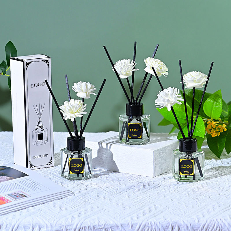 50ml Hot Sales Reed Diffuser Set Luxury Natural Essential Oil Aroma ...