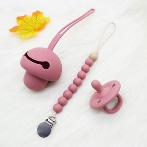 Nouveau en vrac sans BPA conception personnalisée étui porte-sucette en Silicone naturel bricolage - Product Image 2